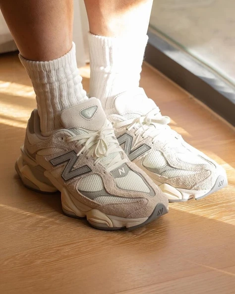 New Balance 9060 Suede Pack Sea Salt - Resim 4