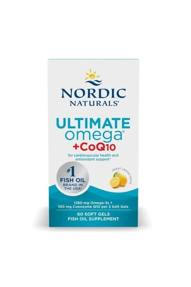 NORDIC NATURALS Ultimate Omega Coq10 (KOENZİM) 60 Softjel - 1