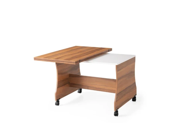 Bade Tekerlekli Açılır Orta Sehpa 60*95cm Demonte - 5