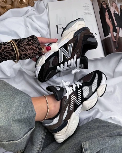 New Balance 9060 Dark Brown - Resim 5