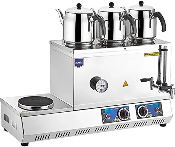Remta K32 Model 55 Elektrikli Çay Ocağı, 33 lt, Paslanmaz Çelik ürün görseli