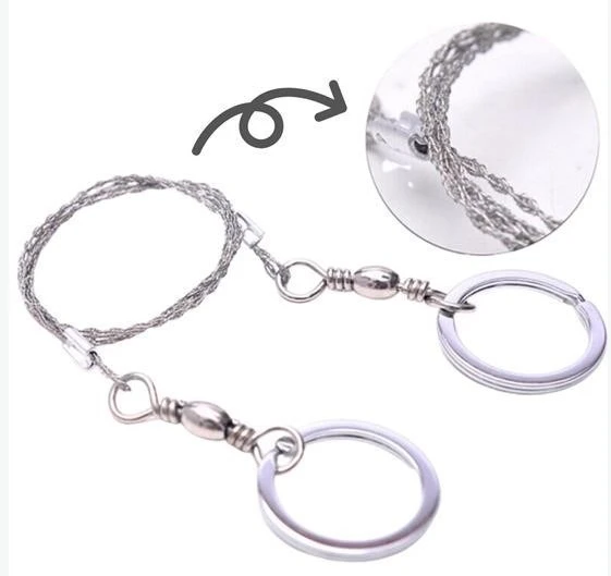 Karavanda ,Kampda Taşınabilir Mini Zincir Cep Testeresi Dişli Tel Ahşap Plastik Metal Kes - 3