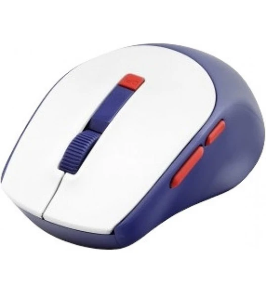 Hadron Hdx3408 Wireless Mouse 600/1600Dpi MAVİ-BEYAZ - Resim 3