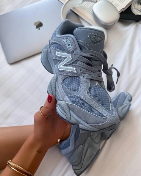 New Balance 9060 Vintage Indigo - Resim 5