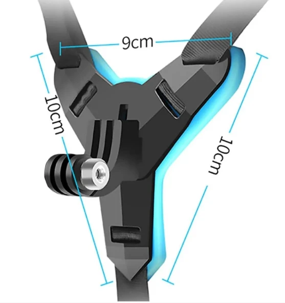 Motorsiklet Kask Önü Takılan Telefon Tutucu Aksiyon Kamerası Takılabilen Aparat - 3