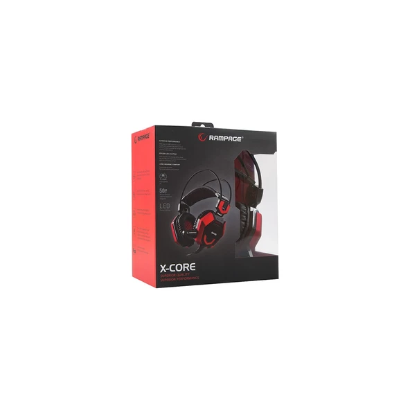 SN-R5 X-CORE Siyah/kırmızı Oyuncu Mikrofonlu Kulaklık - 5