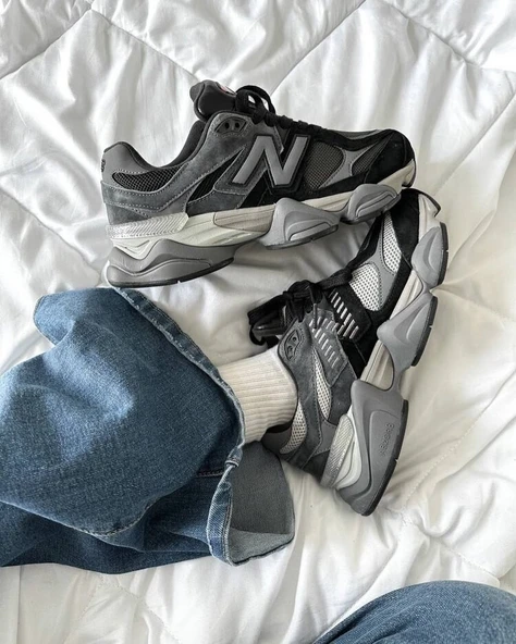 New Balance 9060 Black Castlerock Grey - 4