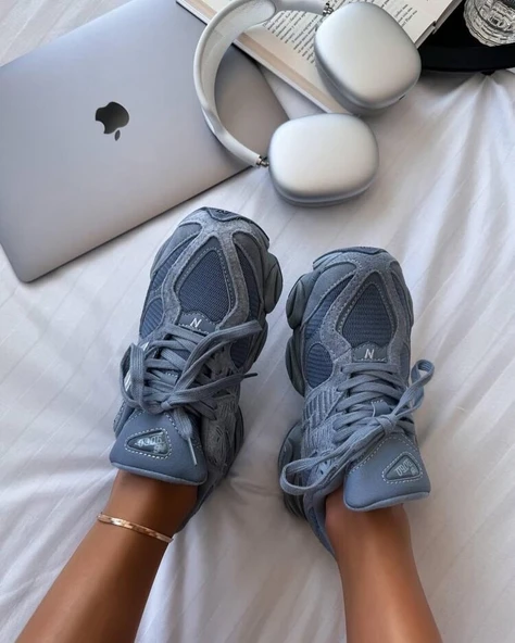 New Balance 9060 Vintage Indigo - Resim 4