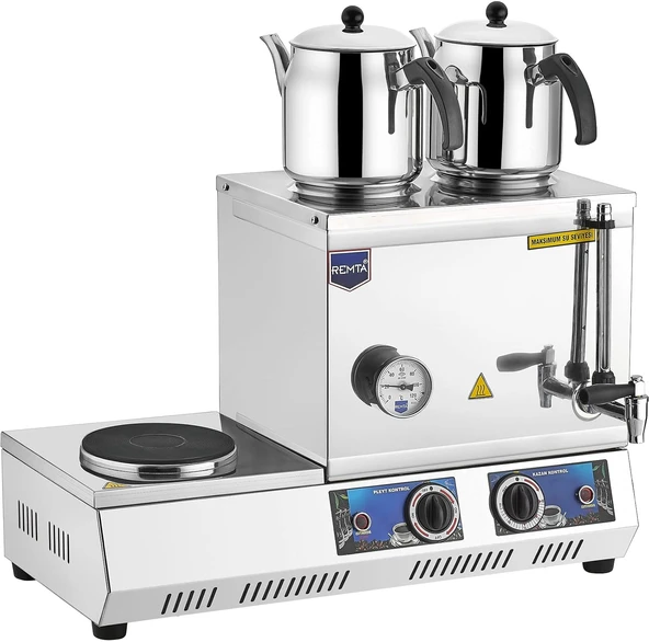 Remta K31 Model 30 Elektrikli Çay Ocağı, 23 Lt, Paslanmaz Çelik ürün görseli