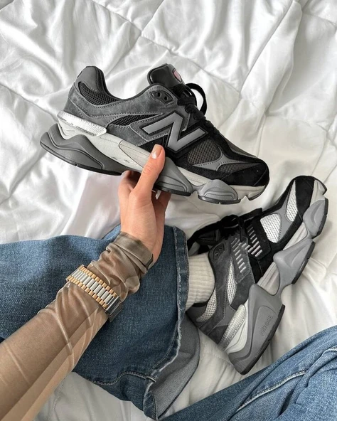 New Balance 9060 Black Castlerock Grey ürün görseli