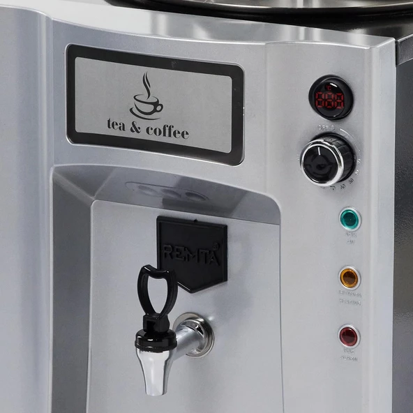 Remta DE11SP Premium Çay Makinesi, 23 L, 2 Demlikli, Otomatik Isı Kontrol Sistemi, LED Aydınlatmalı Tasarım - Resim 2