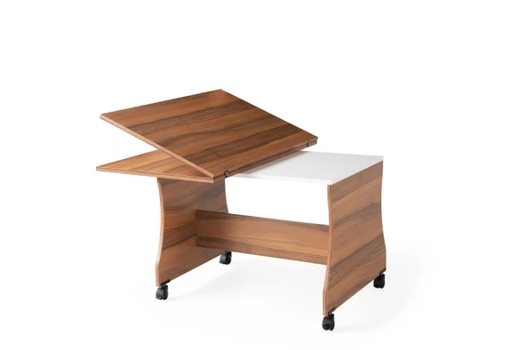 Bade Tekerlekli Açılır Orta Sehpa 60*95cm Demonte - 6