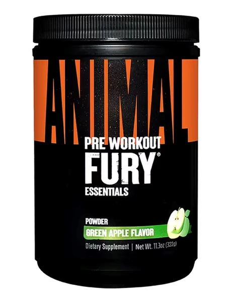 Universal Animal Fury Pre Workout 322 Gr Yeşil Elma