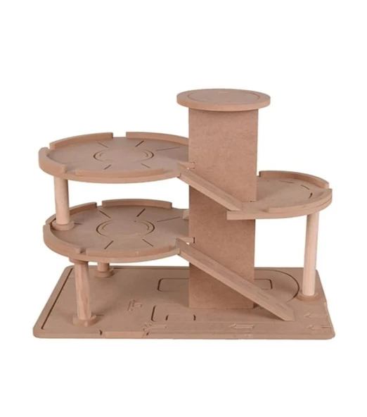 Ahşap Oyuncak Otopark - 5