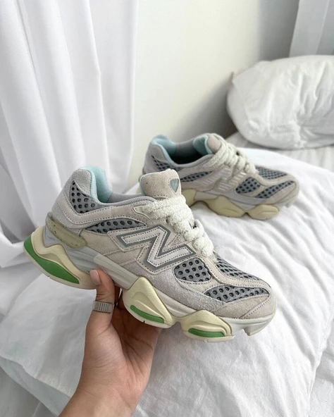 New Balance 9060 x Bricks & Wood Cream Green - Resim 6
