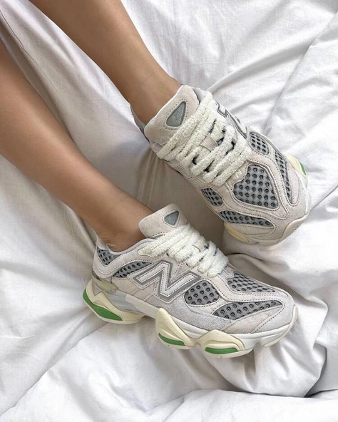 New Balance 9060 x Bricks & Wood Cream Green - Resim 3