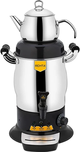 Remta R29 Mini Tek Demlikli Çay Semaveri, 5 lt, Paslanmaz Çelik ürün görseli