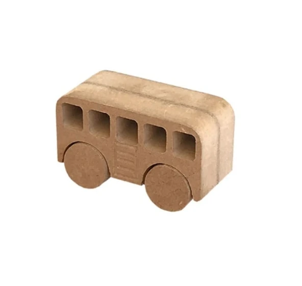 Ahşap Oyuncak 6 Araba Seti 6 Boya Seti Ve Fırça Hediyeli - 3