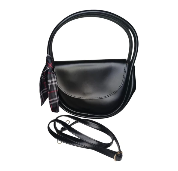 Kadın Mıknatıslı Kapak Ayarlanabilir Askılı Suni Deri Fularlı El Ve Omuz Çantası - 11