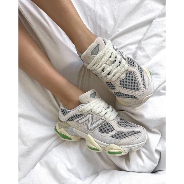 New Balance 9060 x Bricks & Wood Cream Green ürün görseli