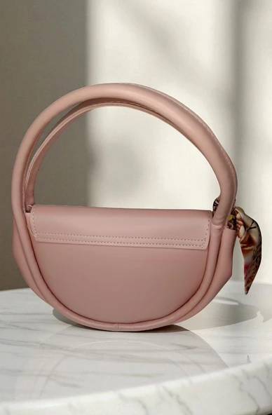 Kadın Mıknatıslı Kapak Ayarlanabilir Askılı Suni Deri Fularlı El Ve Omuz Çantası - 4