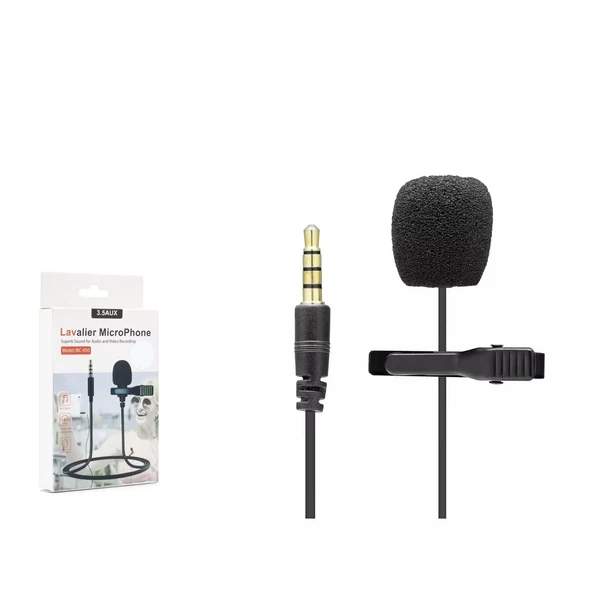 Hadron Hd571 Telefon Mikrofonu 3.5Mm 90Cm Siyah ürün görseli