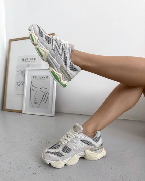 New Balance 9060 x Bricks & Wood Cream Green - Resim 5