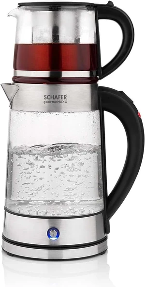 Schafer Gourmemaxx Cam Çay Makinesi -Inox ürün görseli 1