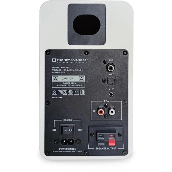 THONEL Vander Kumpel HK096-03677 50W RMS Siyah Bluetooth 5.0 RCA 2.0 Hoparlör - Resim 8