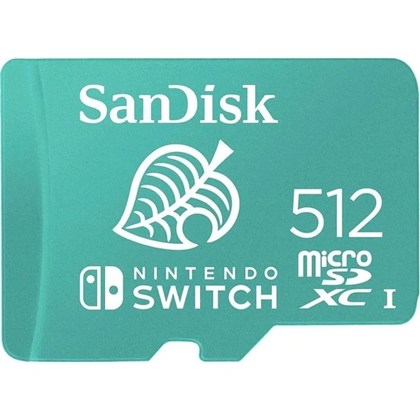 SANDISK 512GB NINTENDO SWITCH SDSQXAO-512G-GN3ZN MICRO-SD HAFIZA KARTI - 1