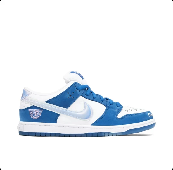Nike SB Dunk Low x Born x Raised White Blue ürün görseli