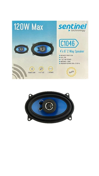 Renault 9 Hoparlör 120w 4"x6" 2 Way Speaker Model : C 1046 - 3