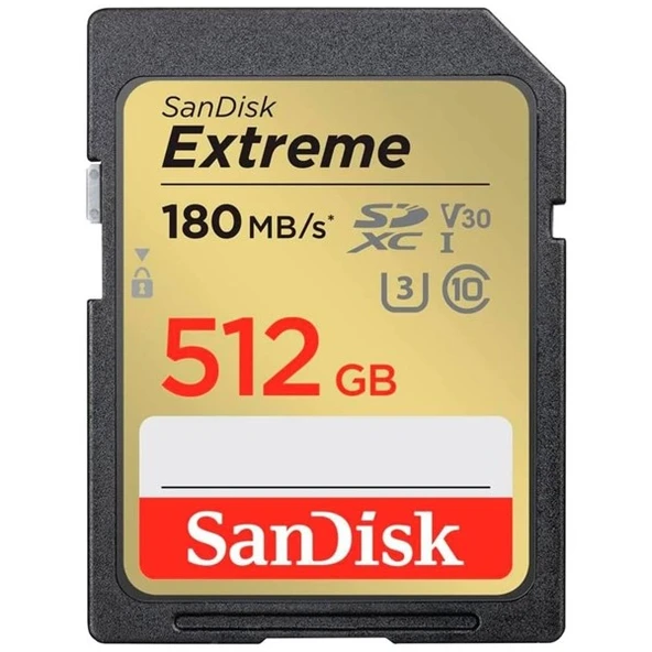 SANDISK 512GB EXTREME SDSDXVV-512G-GNCIN V30 SDXC HAFIZA KARTI - Resim 2