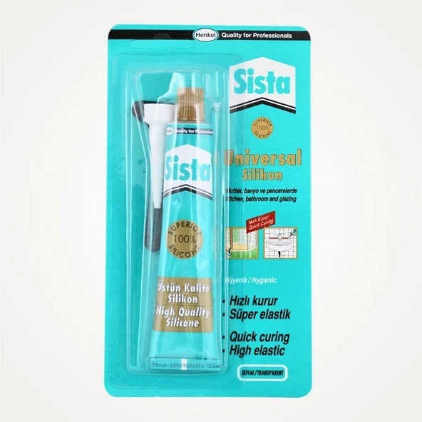 Sista Üniversal Silikon Tüp 50 Gr Şeffaf - 1