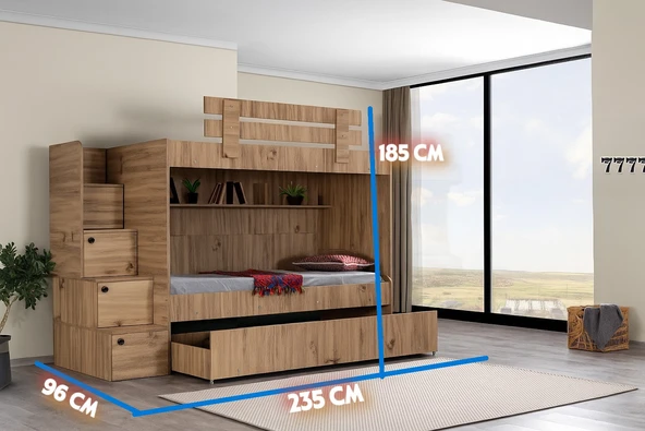 EVİMŞAH 90  190 3 LÜ YAVRU YATAKLI CEVİZ / CEVİZ RANZA - 4