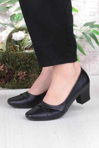 Fort 168625 Nur Rahat Esnek Alçak Topuklu Kadın Ayakkabı - Resim 2