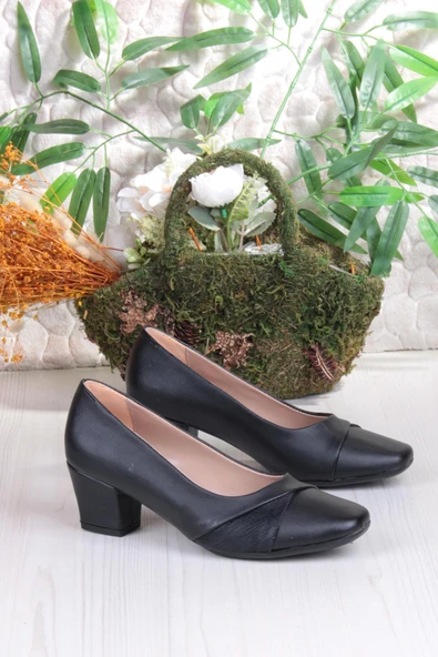 Fort 168625 Nur Rahat Esnek Alçak Topuklu Kadın Ayakkabı - Resim 5