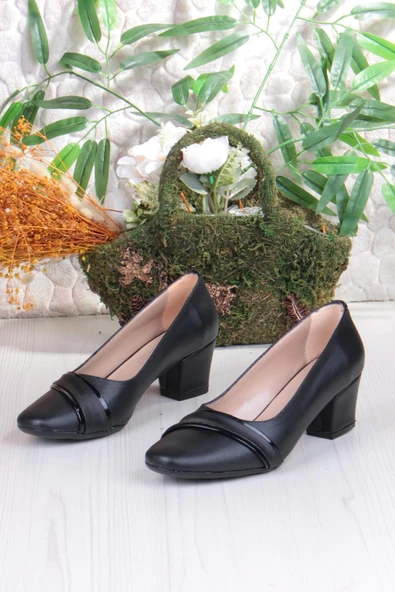 Fort 168675 Nur Rahat Esnek Alçak Topuklu Kadın Ayakkabı - Resim 6