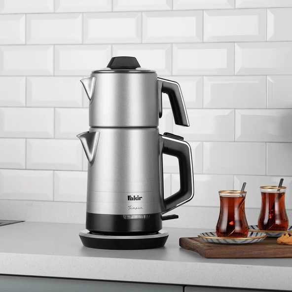 Fakir Crystal Temper Çay Makinesi Silver Stone ürün görseli