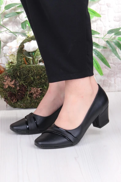 Fort 168675 Nur Rahat Esnek Alçak Topuklu Kadın Ayakkabı - Resim 2