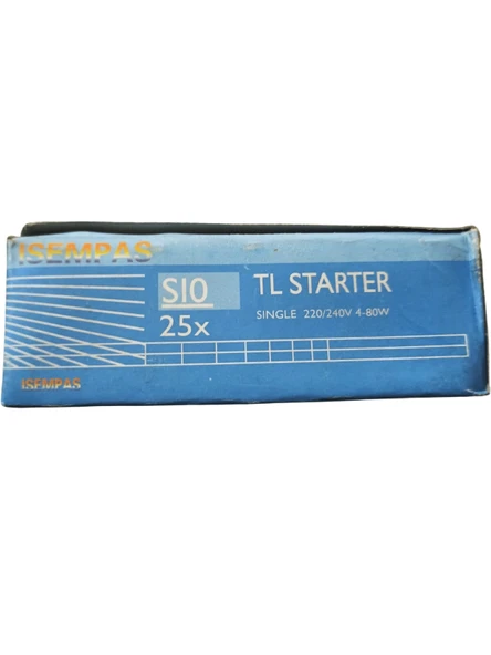 Floresan S10 Starter 220-240V 4-80 Watt 1 Paket (25 Adet) - Resim 4