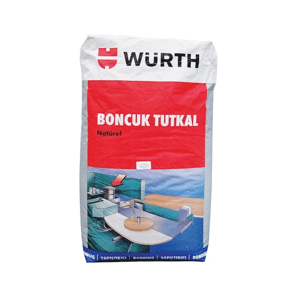 Würth Boncuk Tutkal, EVA Bazlı NATÜREL 25KG: Kenar Bantlamada Profesyonel Çözüm ürün görseli