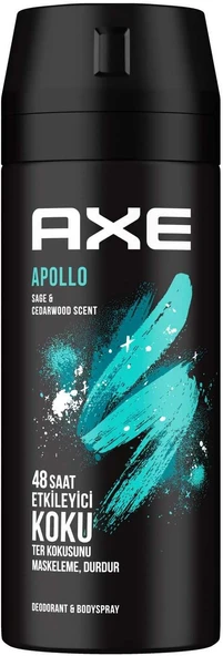 Axe Erkek Sprey Deodorant Apollo 48 Saat Etkileyici Koku Vücut Spreyi 150 ml ürün görseli