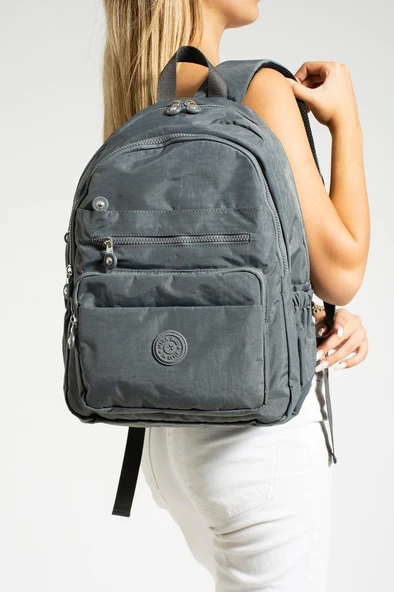 Unisex Okul Çantası Su İtici Hafif Klinkır Kumaş Günlük Sırt Çantası 40*30 Cm Lise Ortaokul Çantası - Resim 21