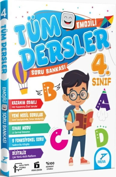 4. Sınıf Tüm Dersler Soru Bankası Pruva Akademi