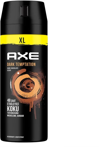 Axe Erkek Deodorant & Bodyspray Dark Temptation 48 Saat Etkileyici Koku 200 ml ürün görseli