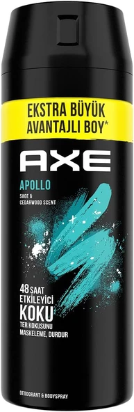 Axe Erkek Sprey Deodorant Apollo 48 Saat Etkileyici Koku 200 ml ürün görseli 1