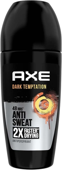 Axe Erkek Roll On Deodorant Dark Temptation 48 Saat Etkileyici Koku 50 ml ürün görseli