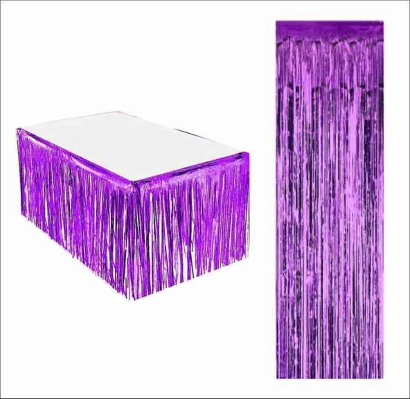 Mor Masa Eteği, Mor Arka Fon ürün görseli 1