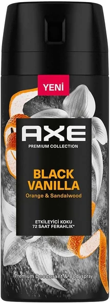 AXE Premium Collection Erkek Sprey Deodorant Black Vanilla 150 ml ürün görseli